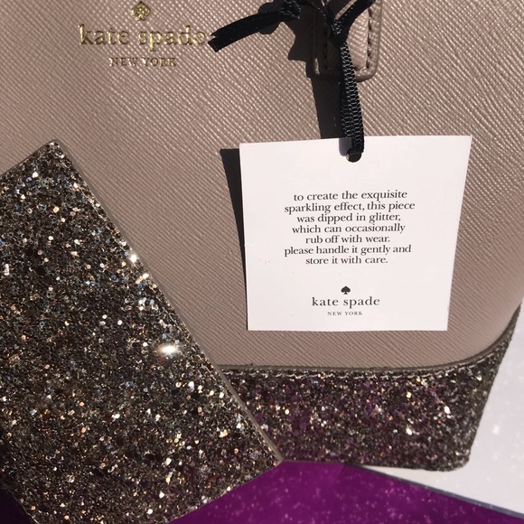 ➕ SET Kate spade Ina Greta Satchel Card Case Gray - Picture 4 of 8